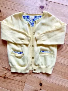 GLOBAL WORK ベビー春用カーディガン 90サイズ イエロー