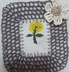 ミナペルホネン　希少skip　ハンドメイド　ミニコースター