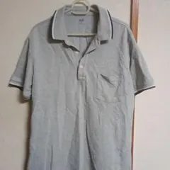 ユニクロ グレー ポロシャツ XL
