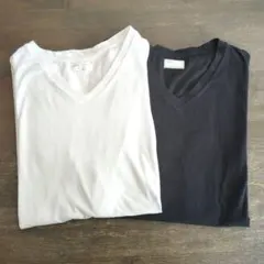 A.U.G. relaxing VネックTシャツ 2枚セット