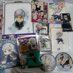 鬼滅の刃　宇髄天元　アクリルスタンド　缶バッジ　コースター　カフェ　特典　カード