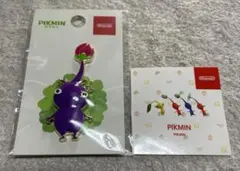 【非売品ステッカー付き】 Nintendo 紫ピクミン バッジのサムネイル
