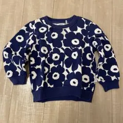 marimekko 花柄トレーナー 104/110 ウニッコ