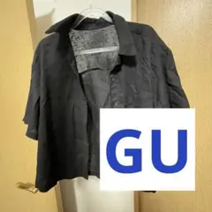 GU 半袖シャツ ブラック