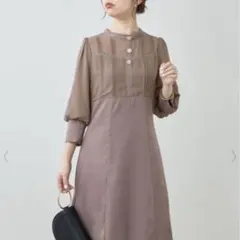 バルーン袖ワンピース オケージョン、結婚式に！パーティードレス