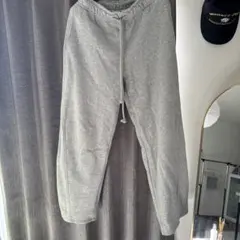 GU グレー XL バレルレッグスウェットパンツ