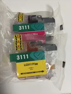 【ブラザー用 インクカートリッジ】【LC3111-4PK互換】マゼンタ＆イエローのサムネイル