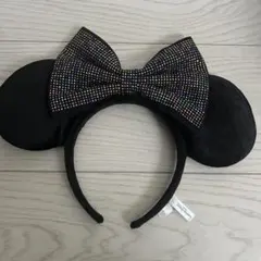 ミッキー耳カチューシャ リボン付き