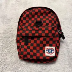 子供用チェック柄リュック