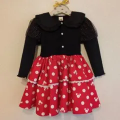 90・可愛いミニーちゃん ワンピース・未使用品