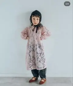 しまむら softcheese レースワンピース