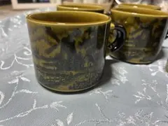 風車デザイン 陶器カップ 5個セット