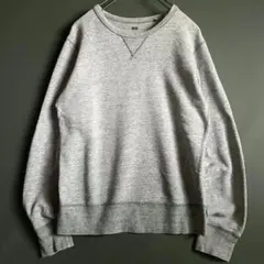 UNIQLO 2014スウェットシャツ　ライトグレー　S 男女兼用　トレーナー