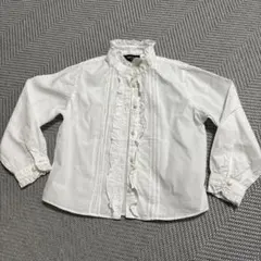 COMME CA ISM フリル長袖シャツ 110A