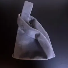 EFOLE ベロア ショッパー ミニハンドバッグ ベロア生地冬 グレー