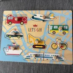 くエドインター　木製パズル　のりもの