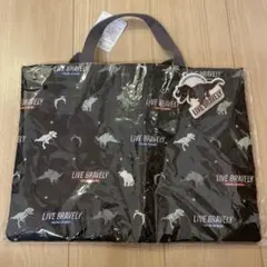 新品未使用　SHOBIDO 学校用手提げバッグ 恐竜　入園　レッスンバッグ