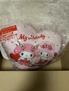 My Melody ハート型クッション一番くじラスワンと4点セット