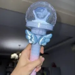 【セール中】ペンライト アクセサリー 羽　水色のサムネイル