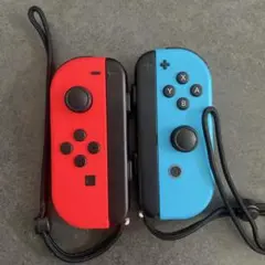 【ほぼ新品】Nintendo Switch ジョイコン ネオンブルー レッド