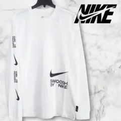 【美品】ナイキ SWOOSH ロングスリーブ　ロンt ストリート