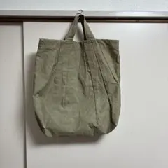 コムデギャルソン　オリーブグリーン キャンバス トートバッグ コムデギャルソン オリーブグリーン キャンバス トートバッグ - メルカリ