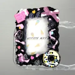 トレカデコ 硬質ケースデコ ピンク ホイップデコ 推し活