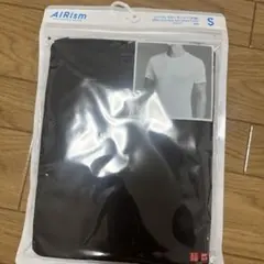 UNIQLO AIRism ブラック Tシャツ Sサイズ