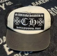 CHROME HEARTS トラッカーキャップ ホワイト/ブラック