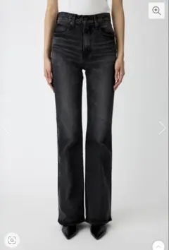 MOUSSY MVS BLACK FLARE ブラックフレアデニム 23インチ