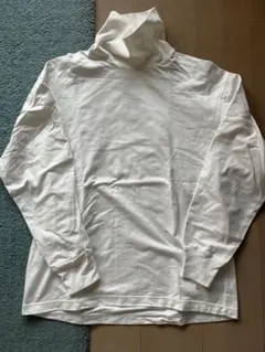 UNIQLO U タートルネックカットソー L ホワイト