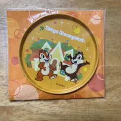 【非売品】東京ディズニーランド チップとデール 缶コースター