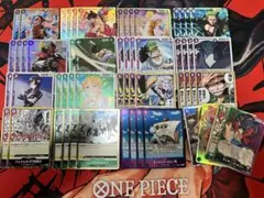 緑紫ルフィ　構築済みデッキ+デッキパーツ