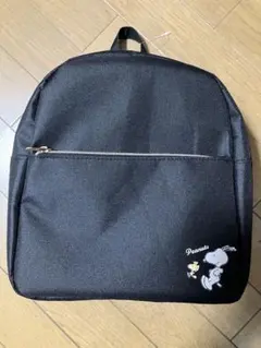 スヌーピー　ブラックリュック