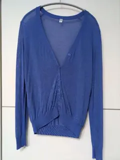 青いカーディガン　 Lサイズ