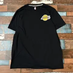 ビンテージ　古着　NBA レイカーズ　バスケ　メンズ　半袖tシャツ　黒　サイズLのサムネイル