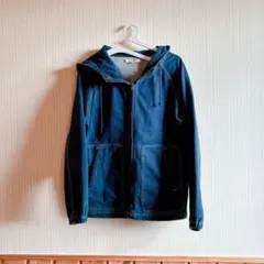 伸縮　M2SQUARED フード付きデニムパーカー Mサイズ