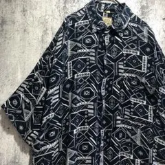 FASHION Report ビスコースシャツ 半袖 ビックサイズ アロハシャツ