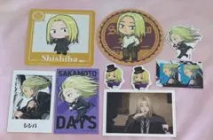 サカモトデイズ 神々廻 コースター ポラショット 特典 ステッカー 場面写カード