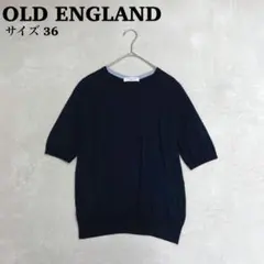 OLD ENGLAND オールドイングランド シルクニット 半袖 セーター Sのサムネイル