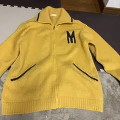 【メルローズ】6号　イエローカーディガン　メンズ.レディース