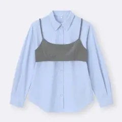 【T♡様専用】GU 2ピースビスチェアンドシャツセット