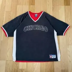 未使用】90s NIKE シカゴブルズ ウォームアップシャツ ジャージー XL