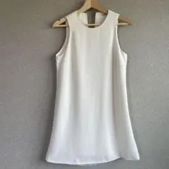 【訳あり】snidel ノースリーブワンピース　ホワイト