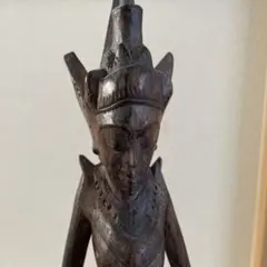 木製　像　オブジェ　女神　民芸品　お土産　アンティーク　昭和レトロ