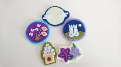 お月見 秋　一本つるし飾り＊ハンドメイド＊　フェルト