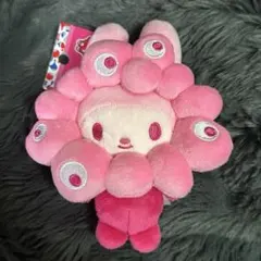 ミャクミャク　サンリオ　マイメロ　推しカラー　カラビナ付きぬいぐるみ