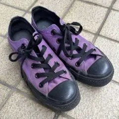 ☆CONVERSE☆ALL STARローカットスニーカー　パープル×ブラック