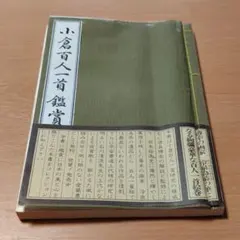 小倉百人一首帖 松本芳翠 高千穂書房 小倉百人一首帖 松本芳翠 高千穂書房 - メルカリ