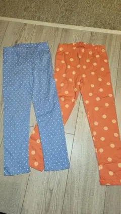 未使用　GAP ドット柄 レギンス　スパッツ　ボトムス　子供服　110　 2点